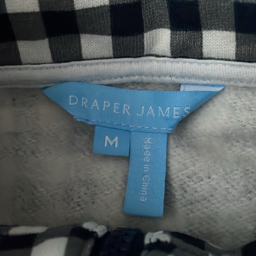 Draper James Activewear Gingham Cinch Waist Quarter-Zip - Picture 4 of 12
